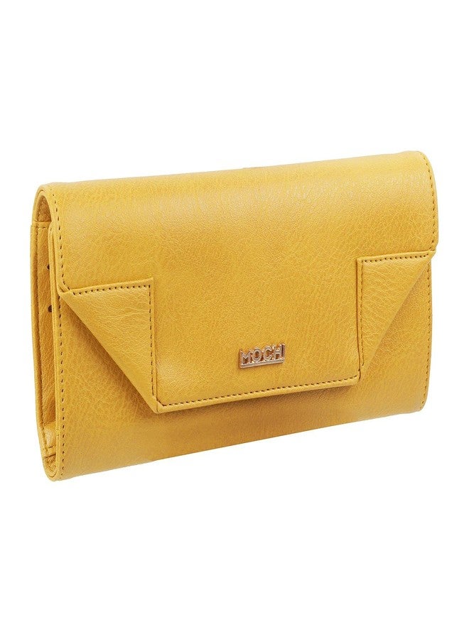 Mochi Women Bifold Clutch (95-7766-Yellow) - Image 5